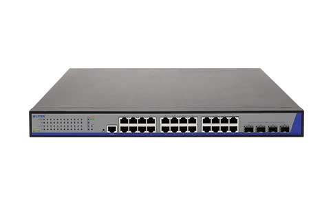 機架式工業級萬兆POE交換機_UT-63424GC-24GT-4XGP-POE 24G+4XG三層網管型以太網交換機