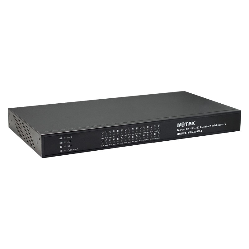 TCP/IP轉16口RS-422/485串口服務器