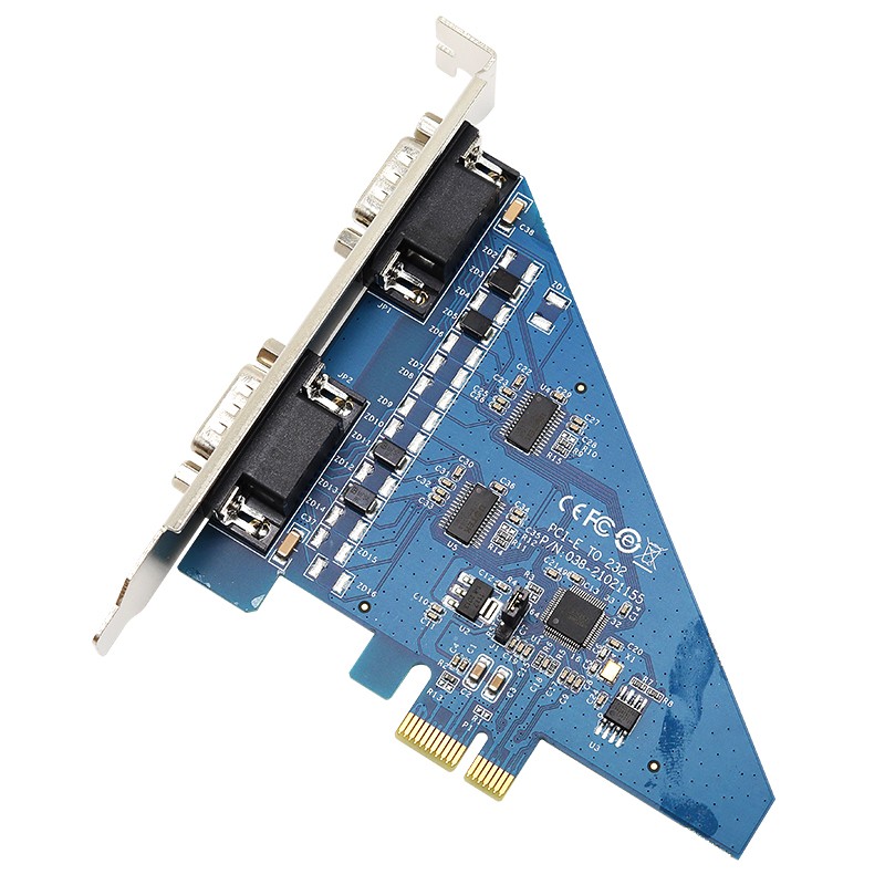 PCI-E轉(zhuǎn)2口RS-232多串口卡