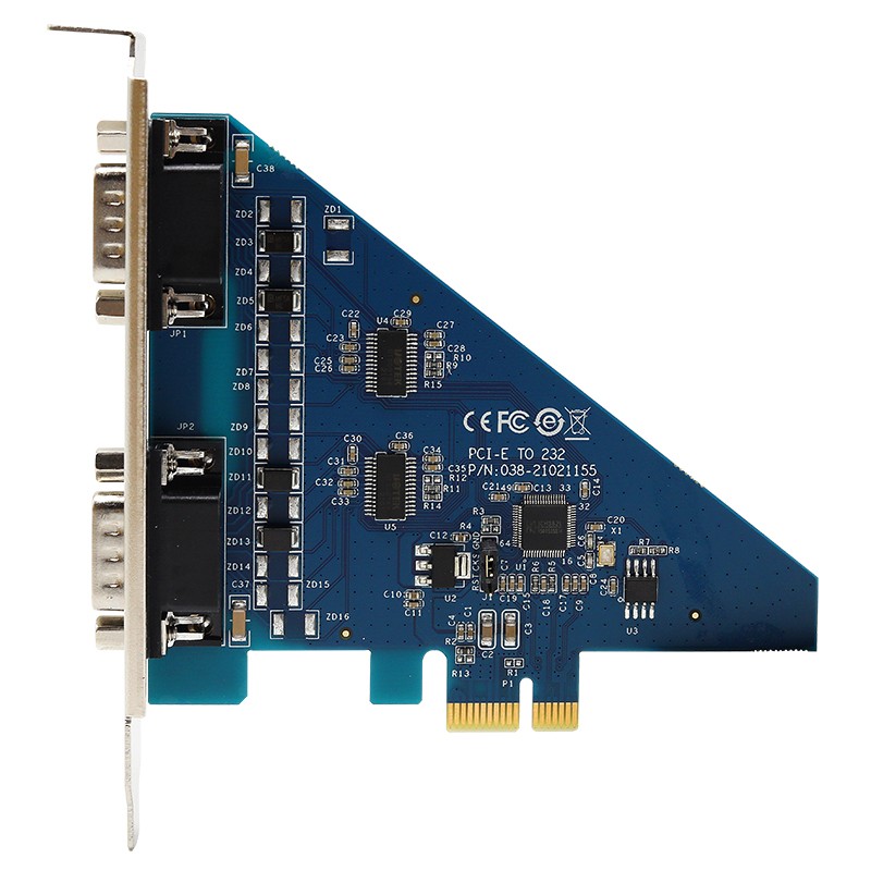 PCI-E轉(zhuǎn)2口RS-232多串口卡