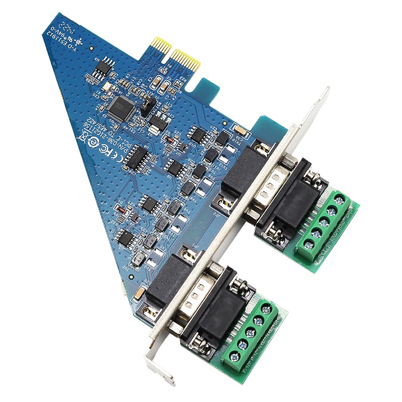 PCI-E轉(zhuǎn)2口RS-485/422多串口卡