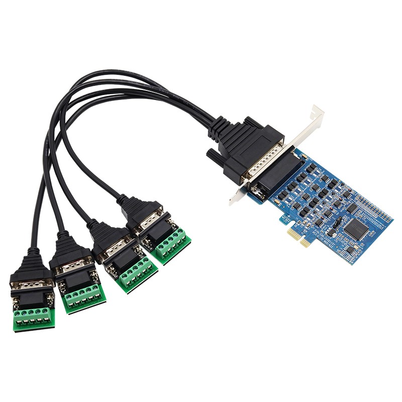 PCI-E轉4口RS-485/422多串口卡